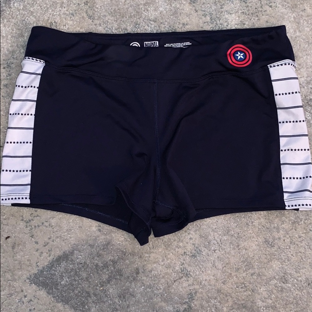 Marvel Captain America Spandex Shorts